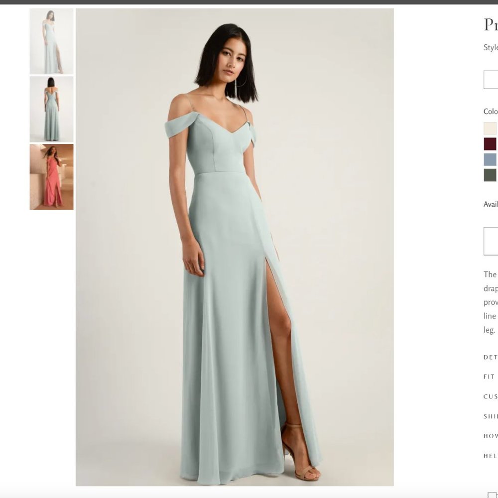 Jenny Yoo Priya Bridesmaid dress NWT